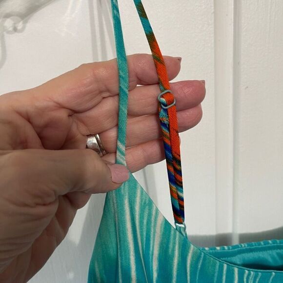 Bisou Bisou Michele Bohbot Blouson Adjustable Strap Maxi Dress - Picture 4 of 8